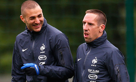 Karim Benzema en Frank Ribery 
