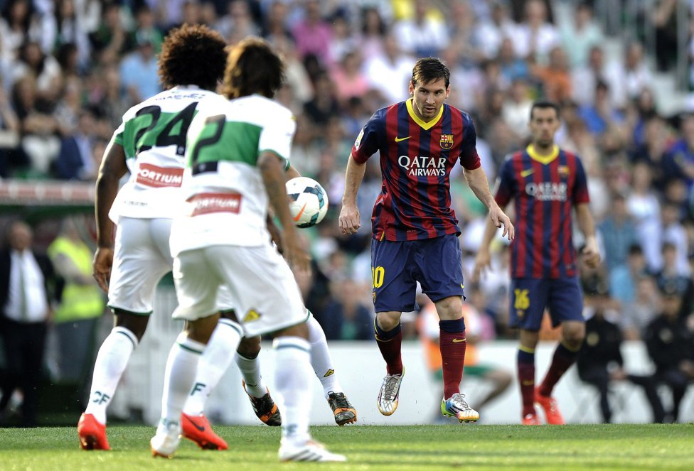 Messi in actie