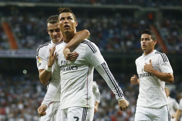 Bale, Ronaldo en James