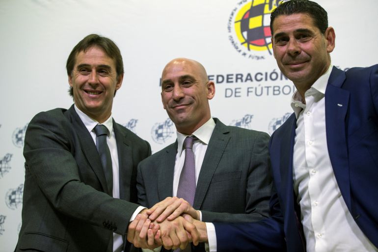 Lopetegui, Rubiales en Hierro 